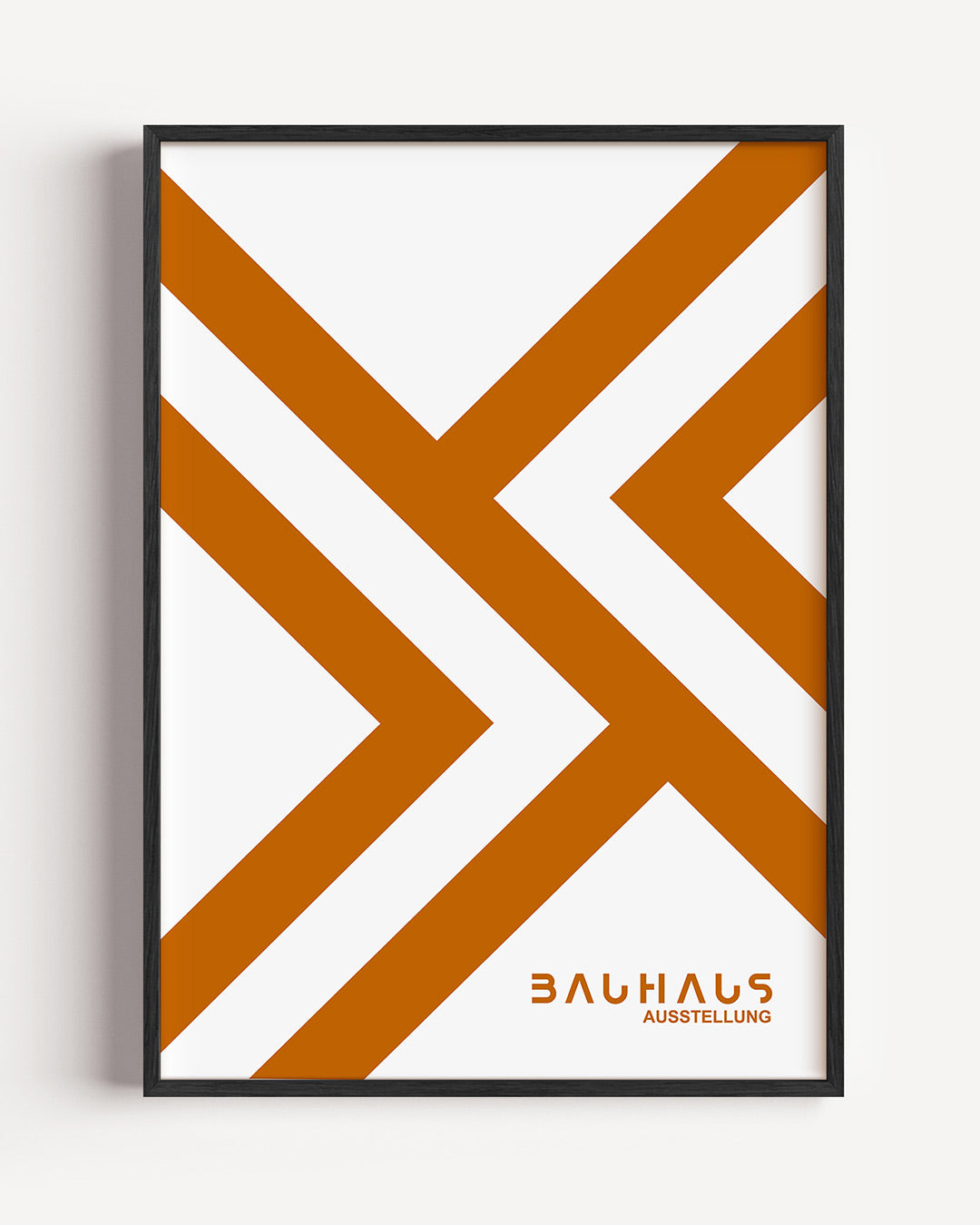 Lijnen en vlakken – staande Bauhaus poster als wanddecoratie