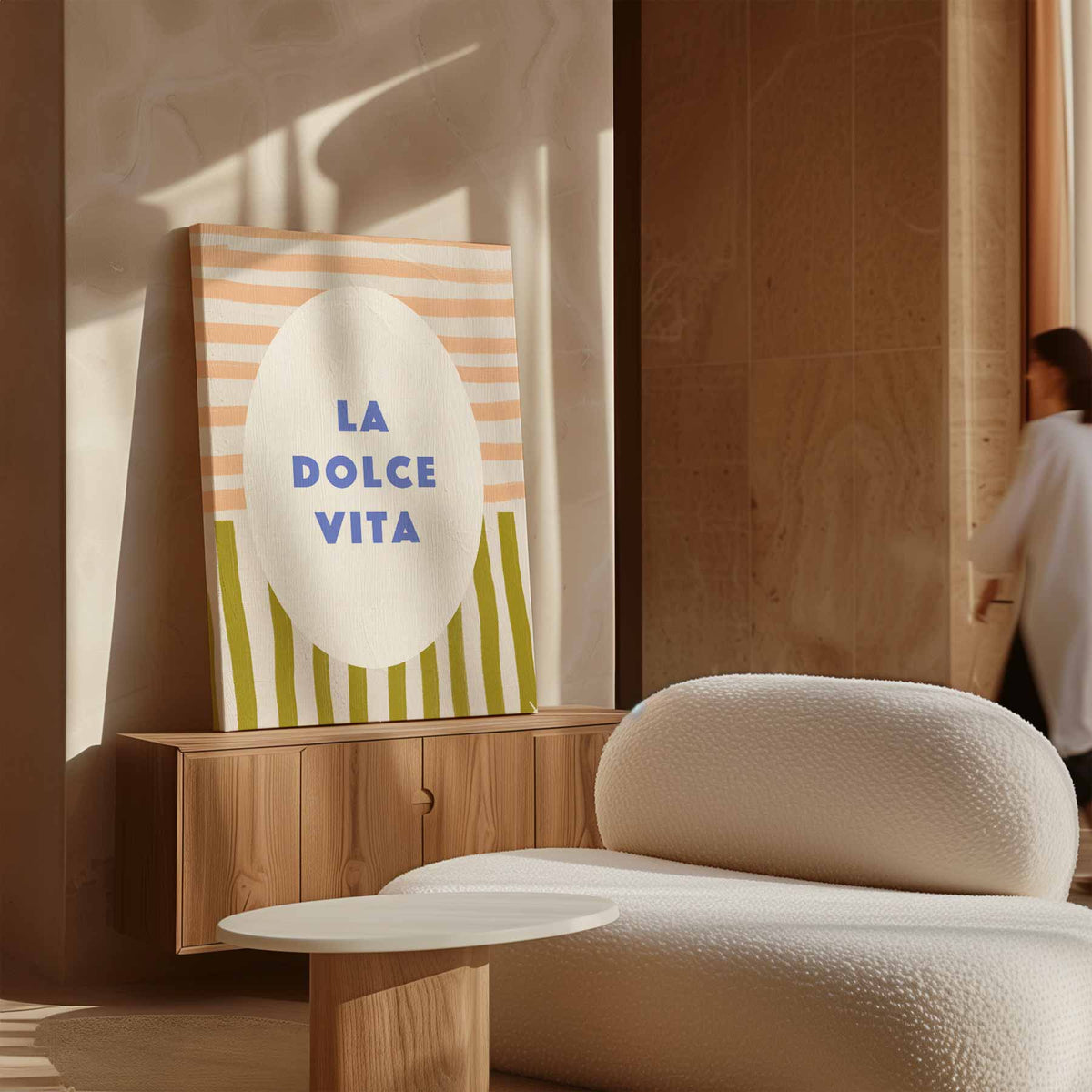 La Dolce Vita – plexiglas kunstwerk als wanddecoratie