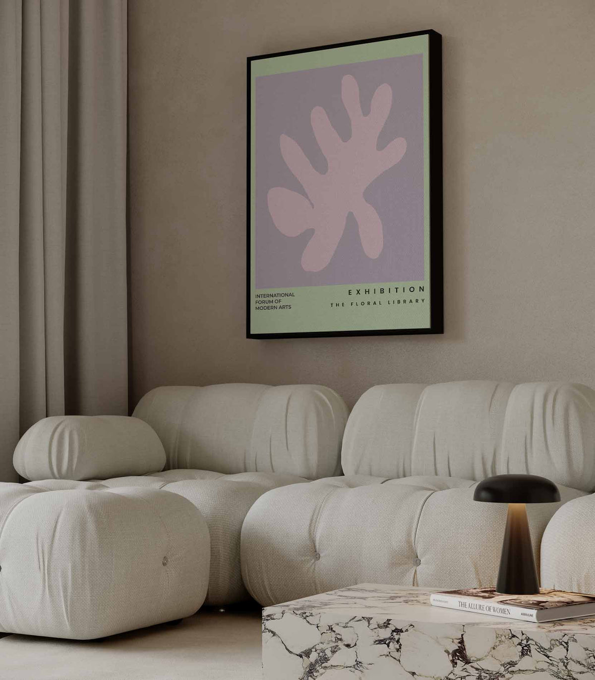 De Bloemenhand – staande wandkunst voor woonkamer of interieur