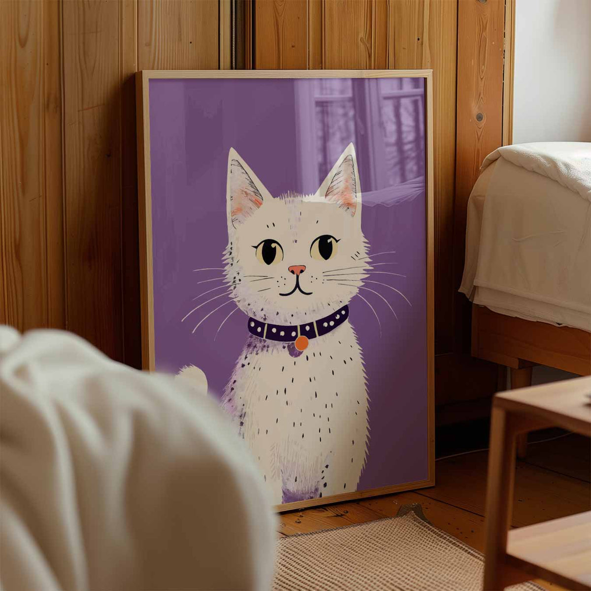 Vrolijke Katteposter – kinderposter in staand formaat