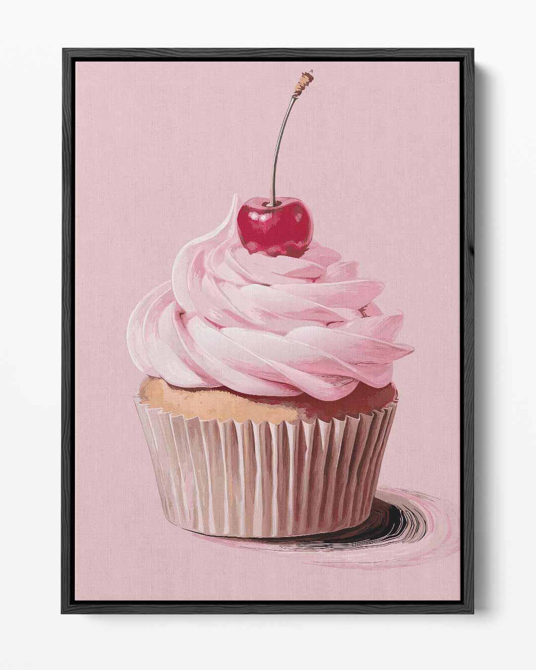 Cupcake Liefde – portret kunstwerk als wanddecoratie