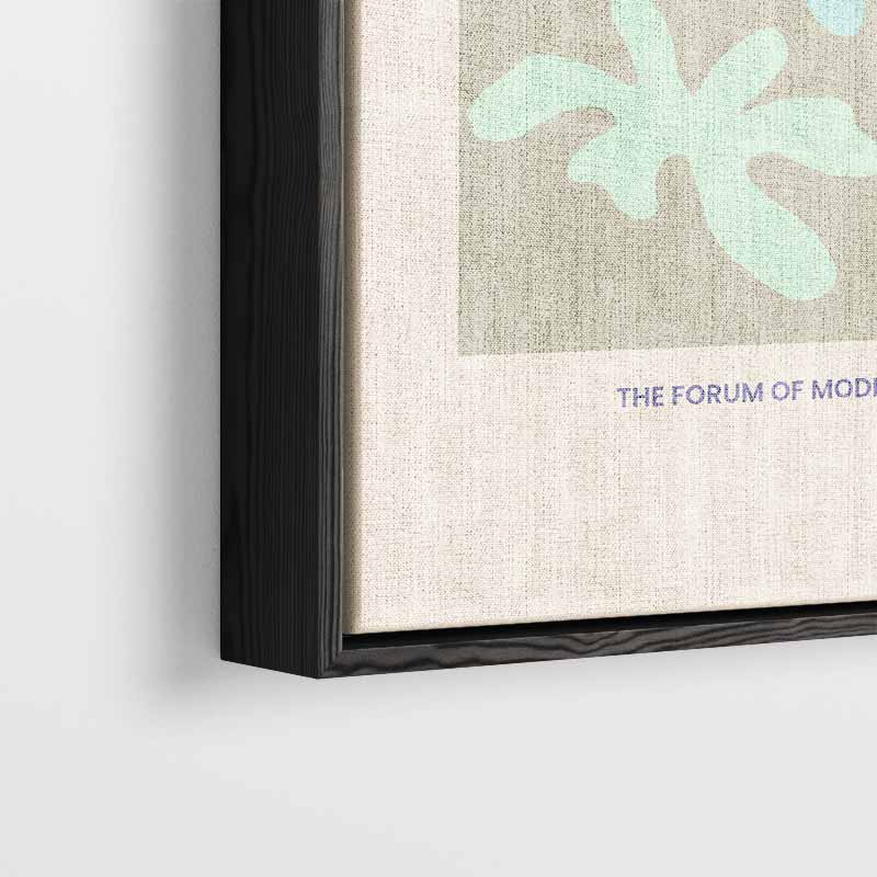 Flower Power Poster – dibond wanddecoratie in staand formaat