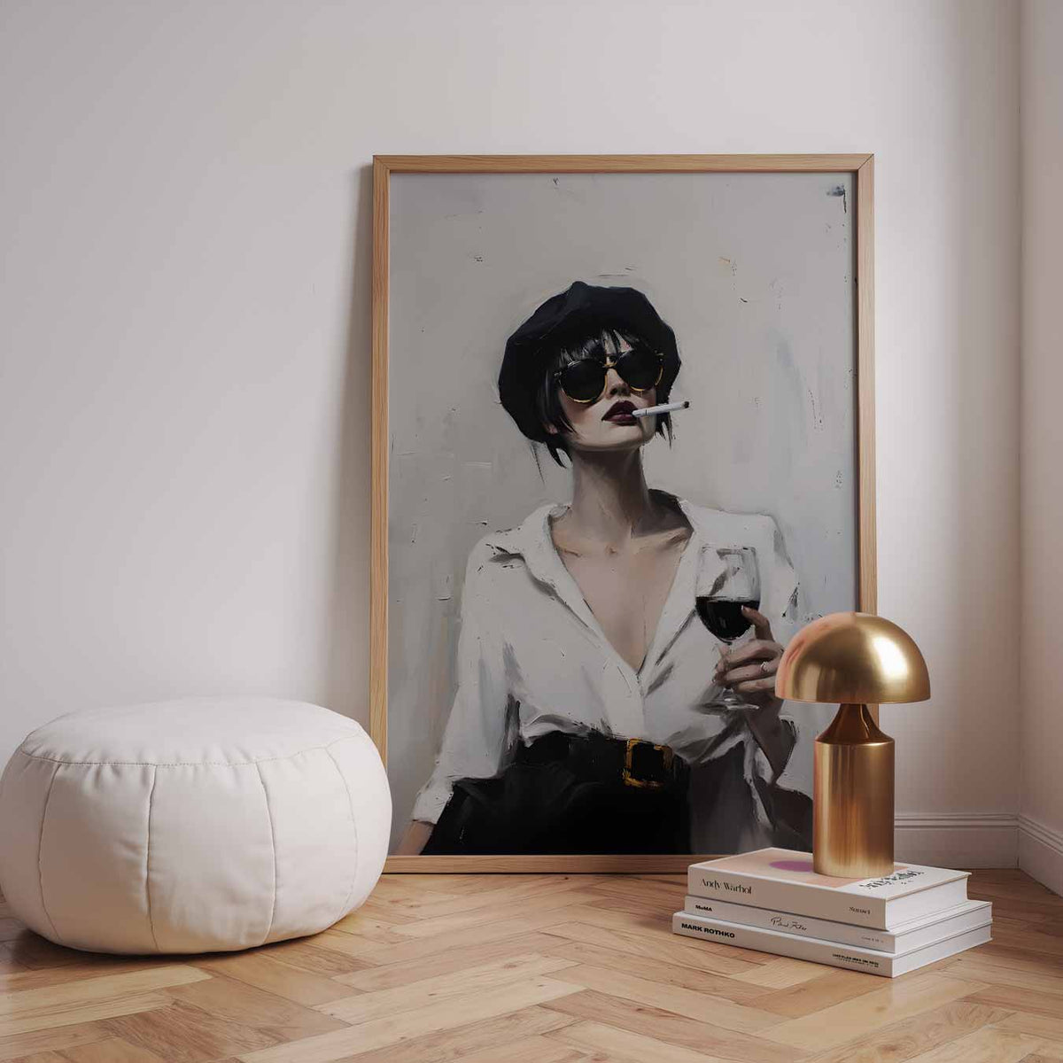Stijlvolle Stedelijke Chic – urban poster in staand formaat