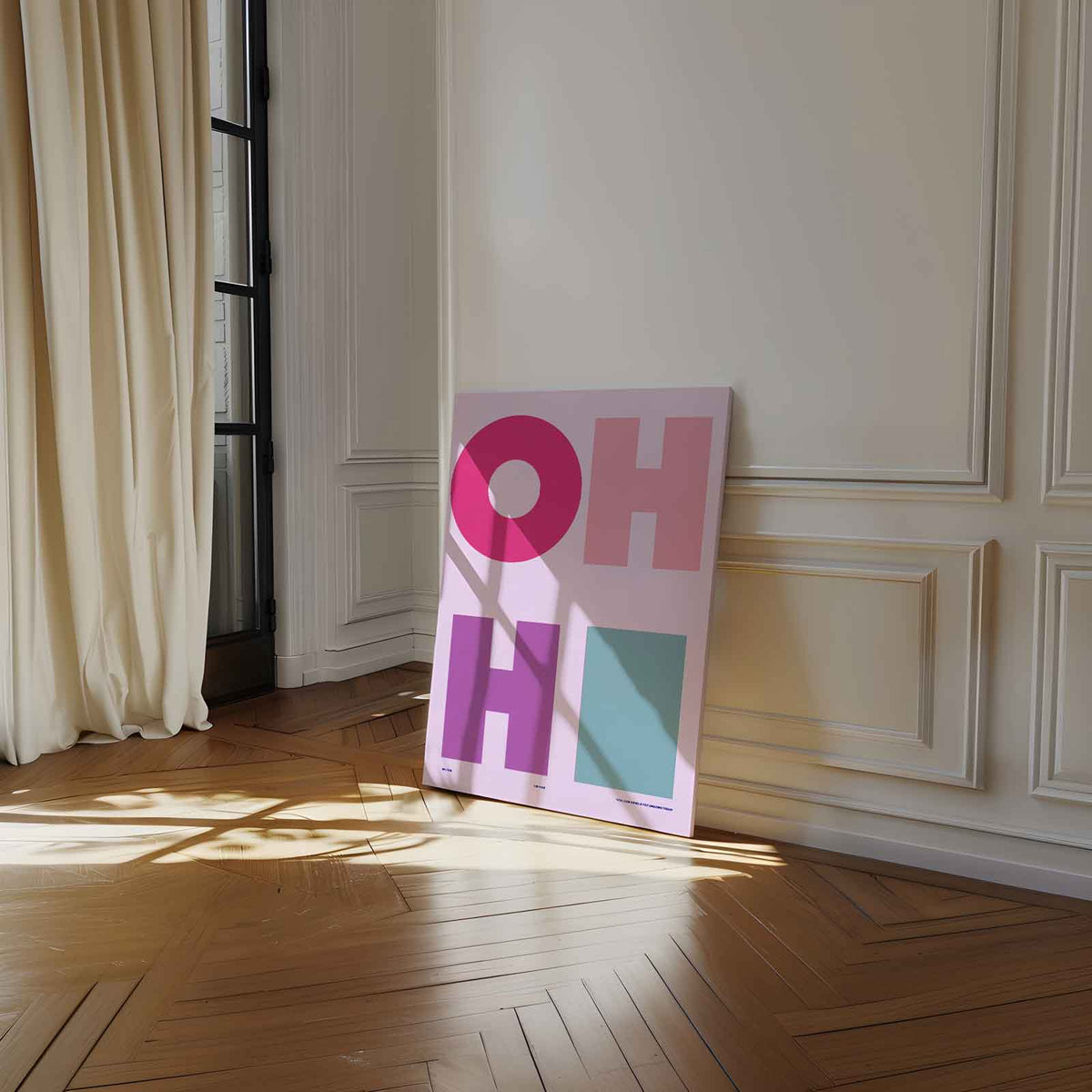 OH HI – staand kunstwerk voor modern interieur