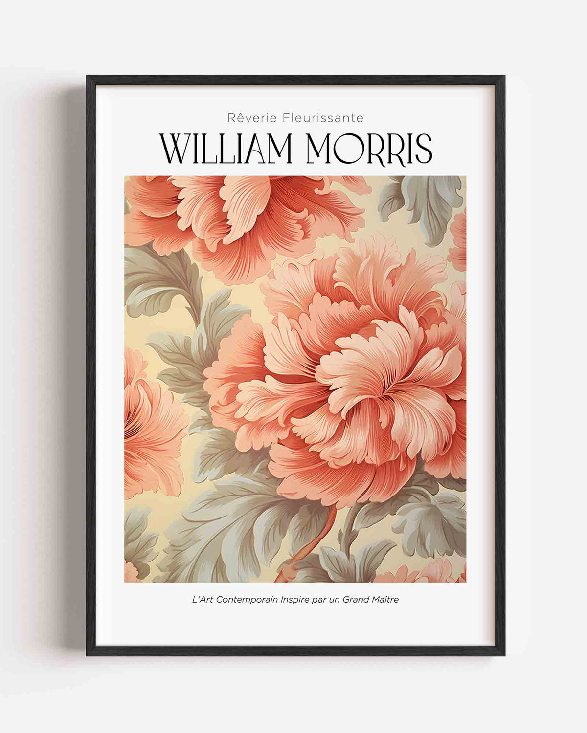 Bloemenpracht – William Morris portret poster als wanddecoratie