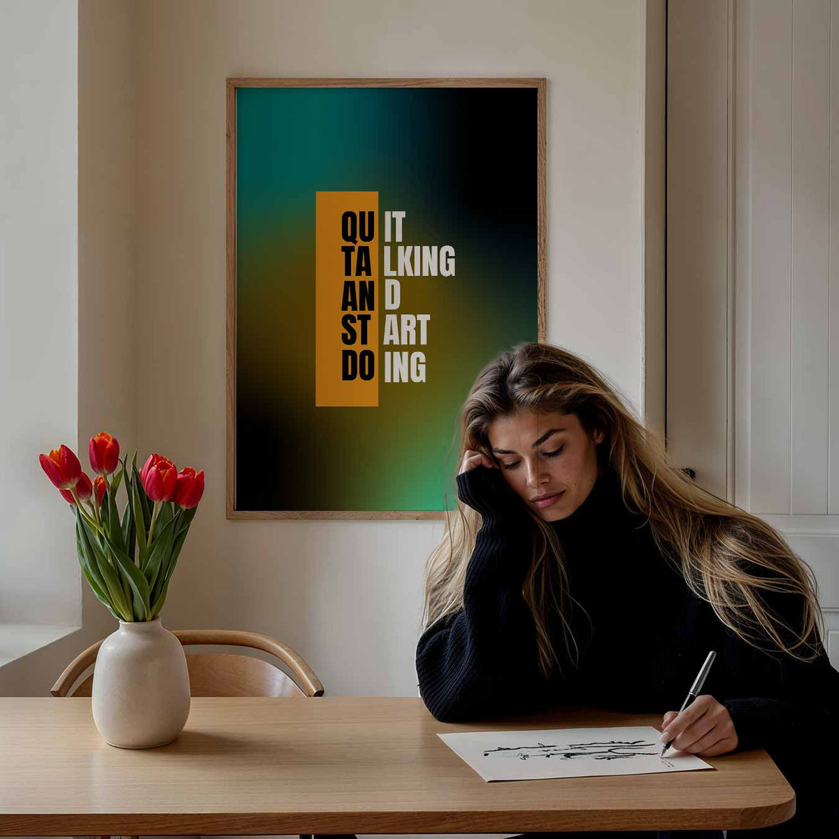 Inspirerende Actieposter – quotes portret poster, afbeelding 7