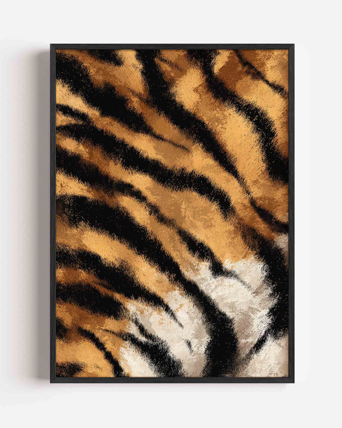 Tijgerprint – safari portret poster als wanddecoratie