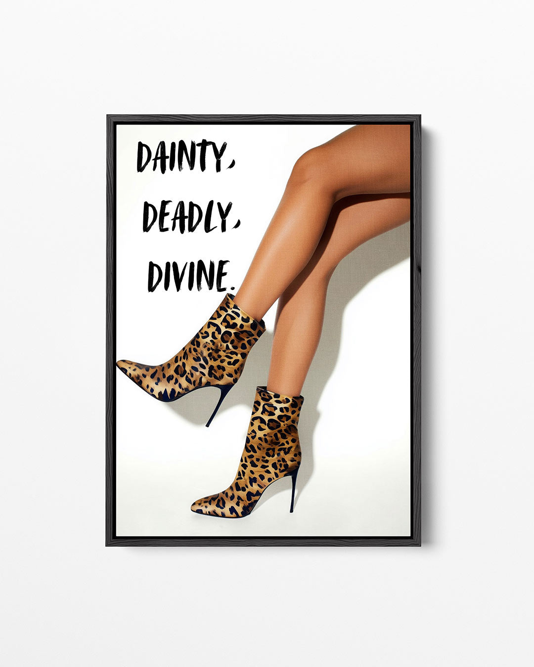 Stijlvolle schoenen – staand wanddecoratie kunstwerk