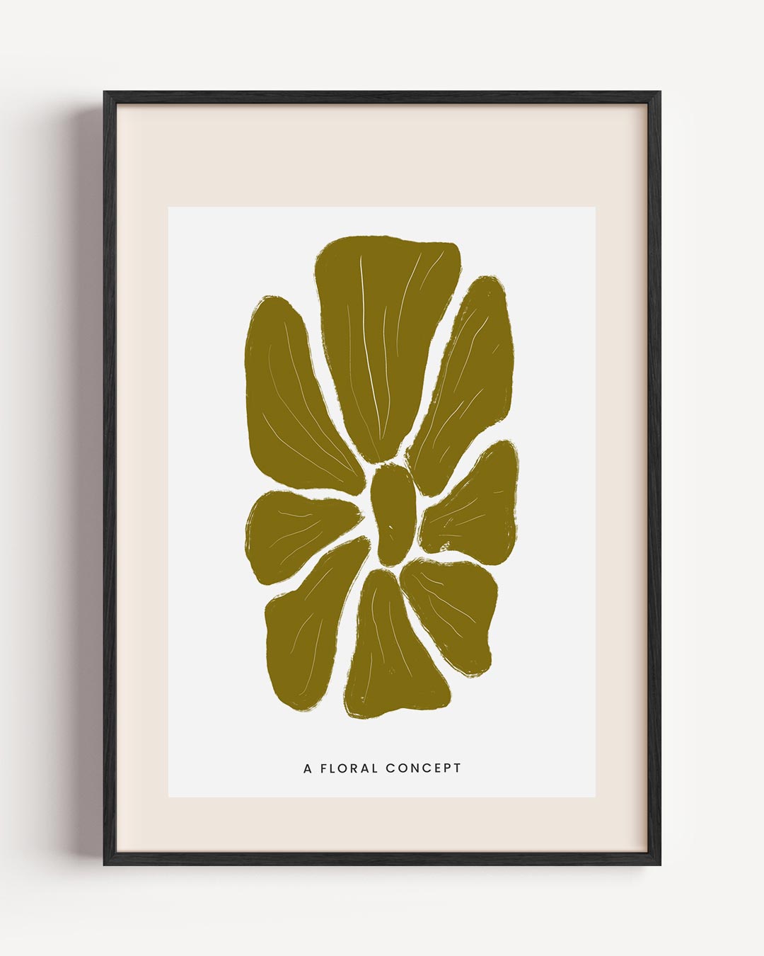Bloemenfantasie – bloemen portret poster als wanddecoratie