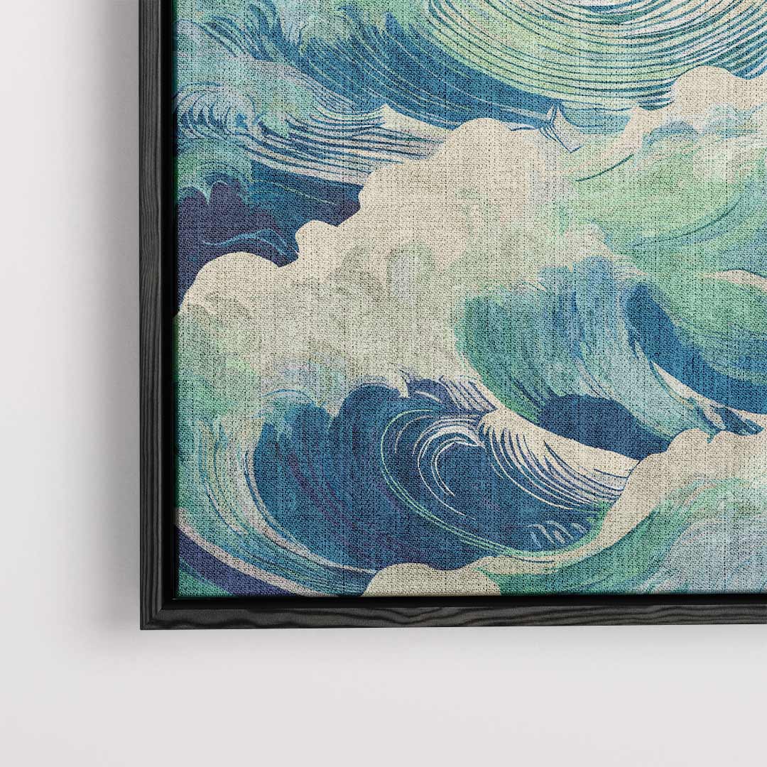 Golvende Harmonie – dibond kunstwerk als wanddecoratie