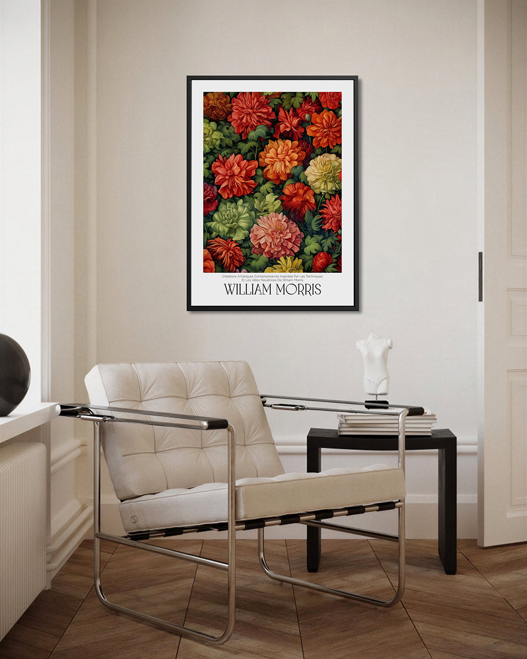 Bloemenpracht – kunstwerk als stijlvolle wanddecoratie