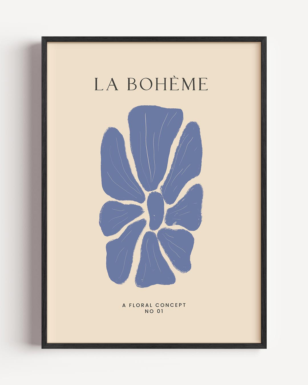 La Bohème Bloemenposter – bloemen portret poster als wanddecoratie