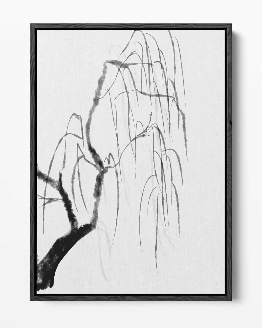 Subtiele Zen Bomen – portret kunstwerk als wanddecoratie
