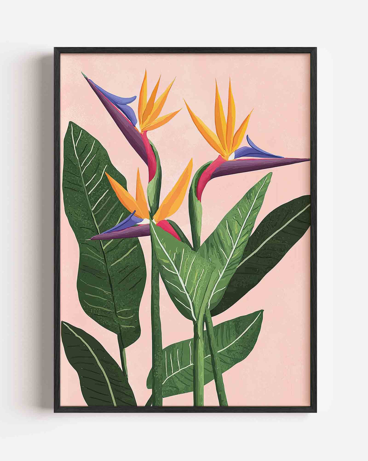 Tropische bloemen – jungle portret poster als wanddecoratie