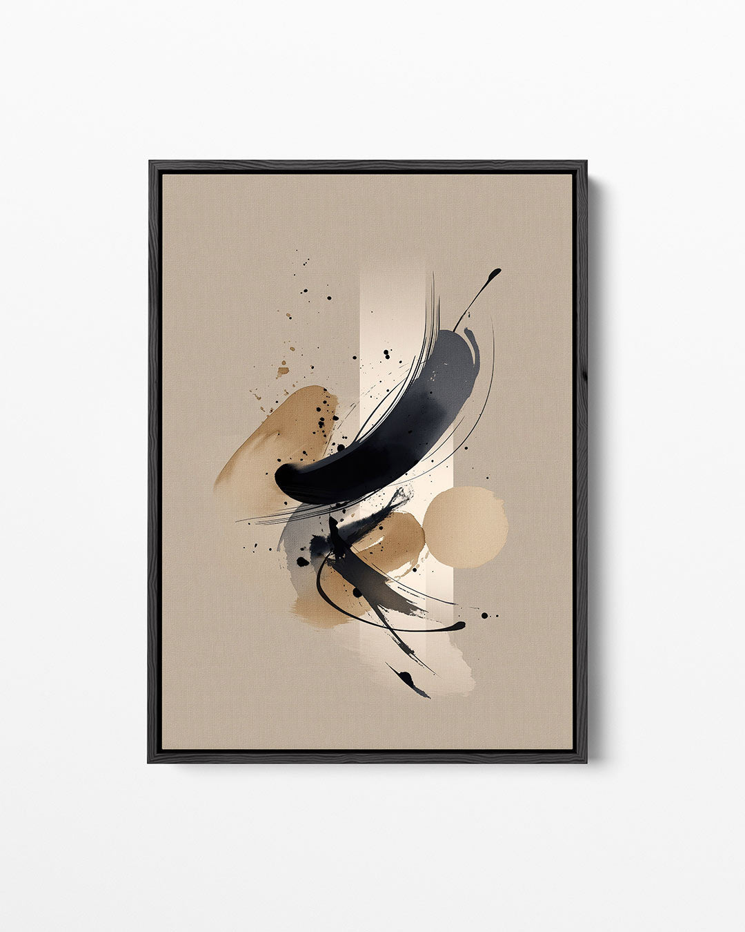 Dynamische vormen – staand wanddecoratie kunstwerk