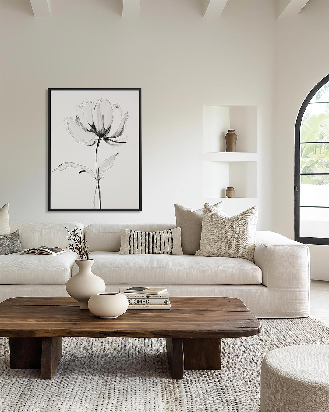 Bloem – moderne staande wandkunst