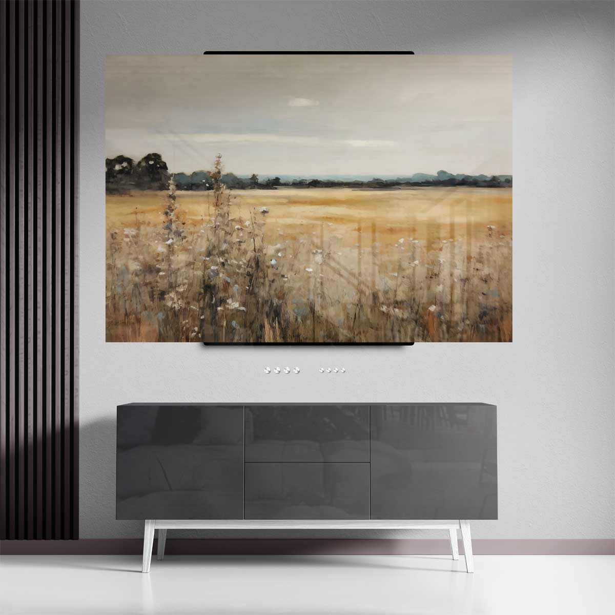 Zomerweide – plexiglas kunstwerk als wanddecoratie