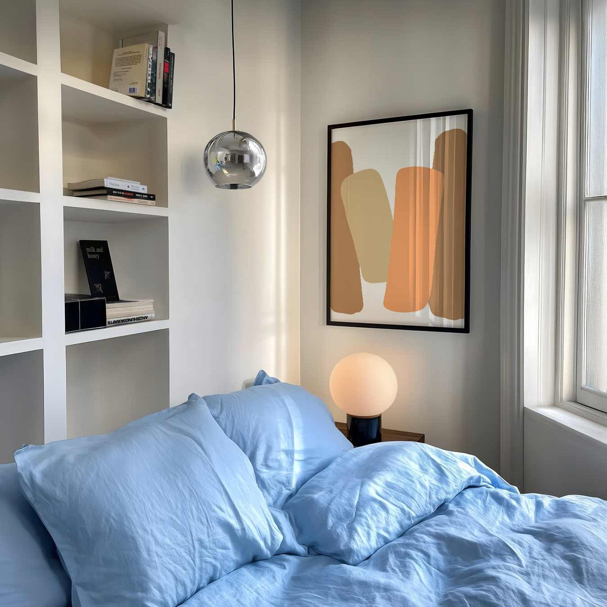 Abstracte Aardetinten – abstracte poster als moderne staande wanddecoratie