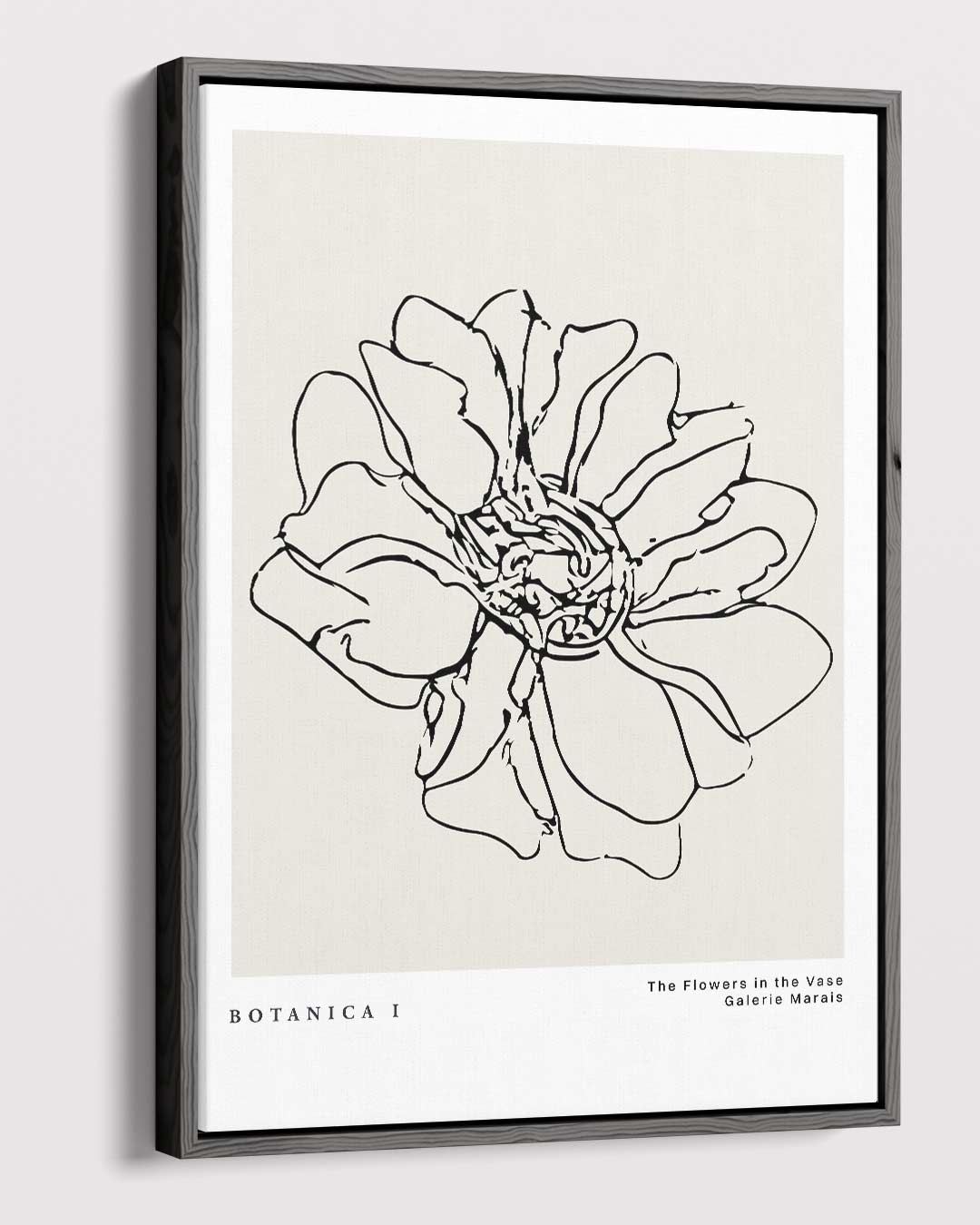 Botanica I – canvas wanddecoratie in portret formaat
