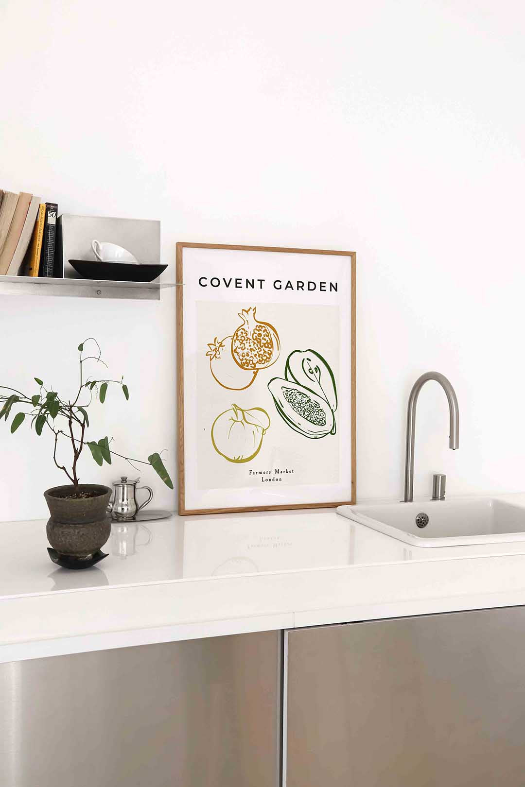 Fruit en groenten – staande keuken wanddecoratie van WallArtistic