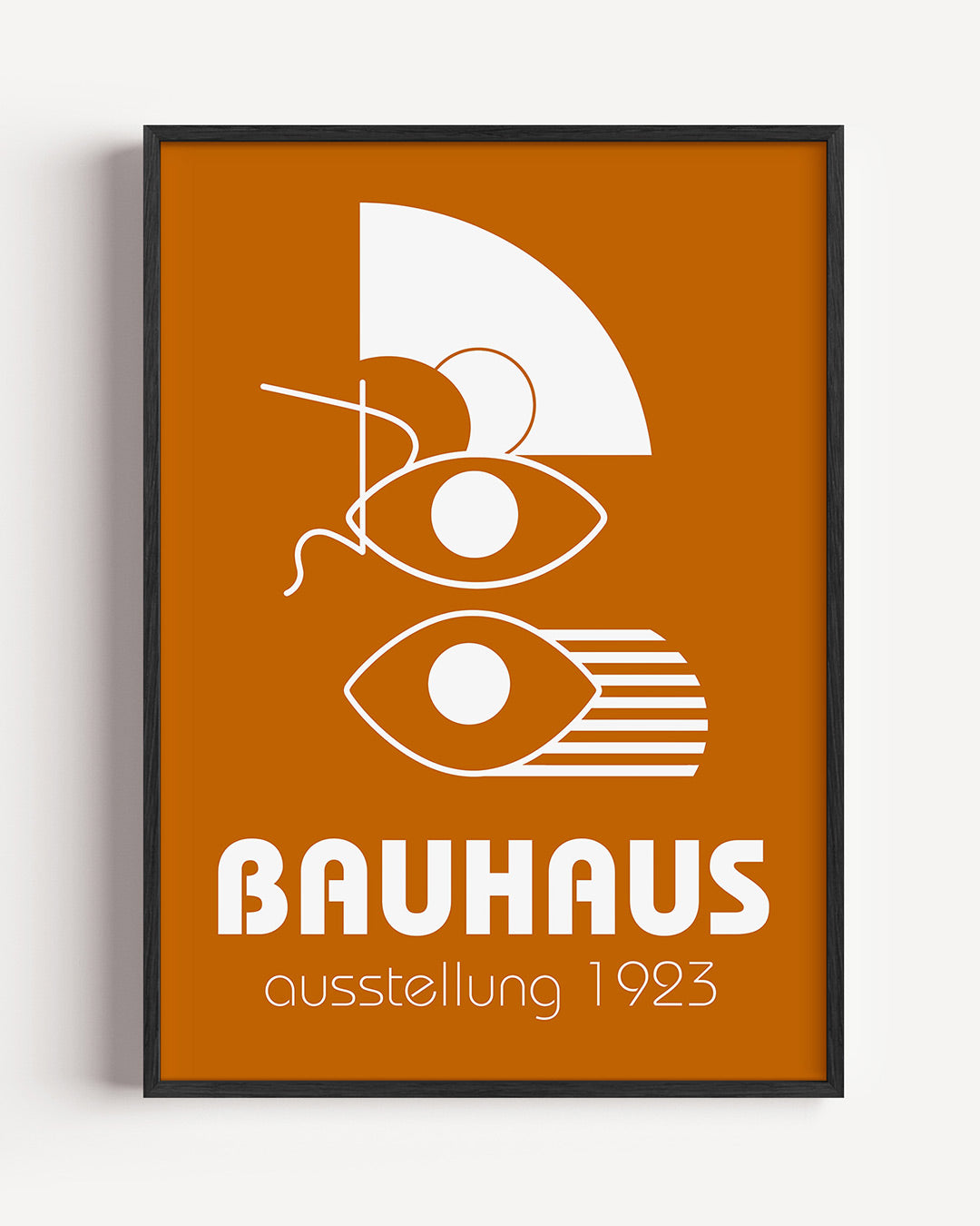 Vormen en vlaken – staande Bauhaus poster als wanddecoratie