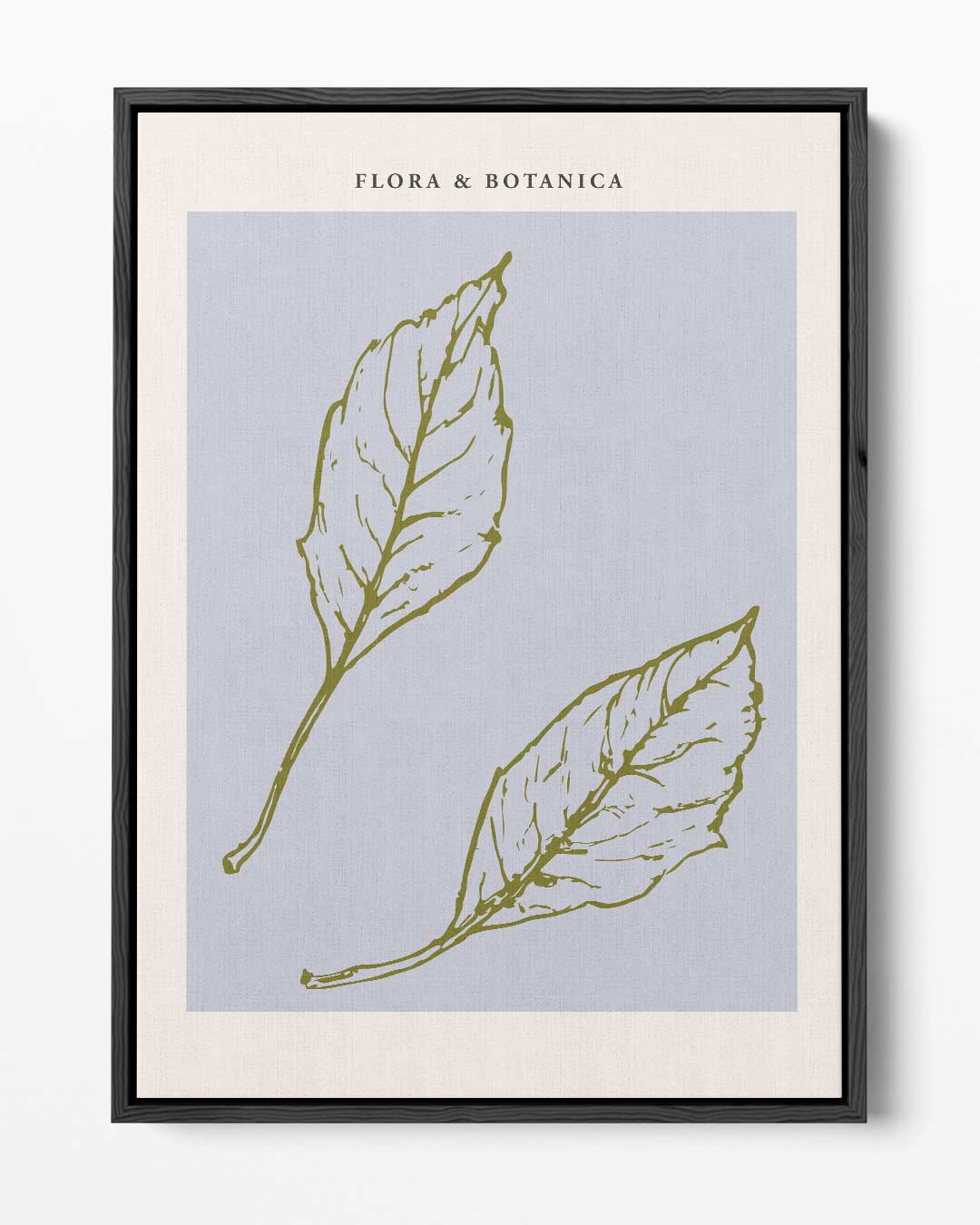 Botanische Bladeren Kunstposter – portret kunstwerk als wanddecoratie