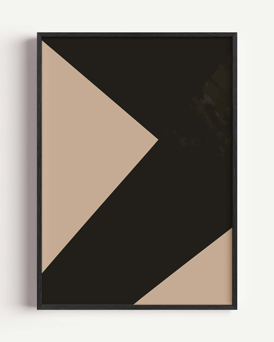 Moderne Geometrische Kunst – kleurrijke abstracte portret poster als wanddecoratie