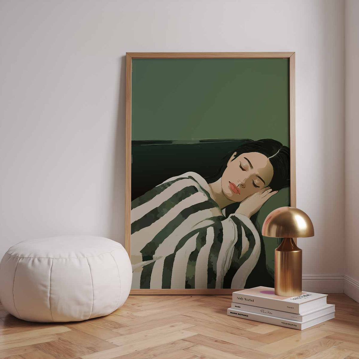 Dromerige Slaapkamer – staande zomer wanddecoratie van WallArtistic