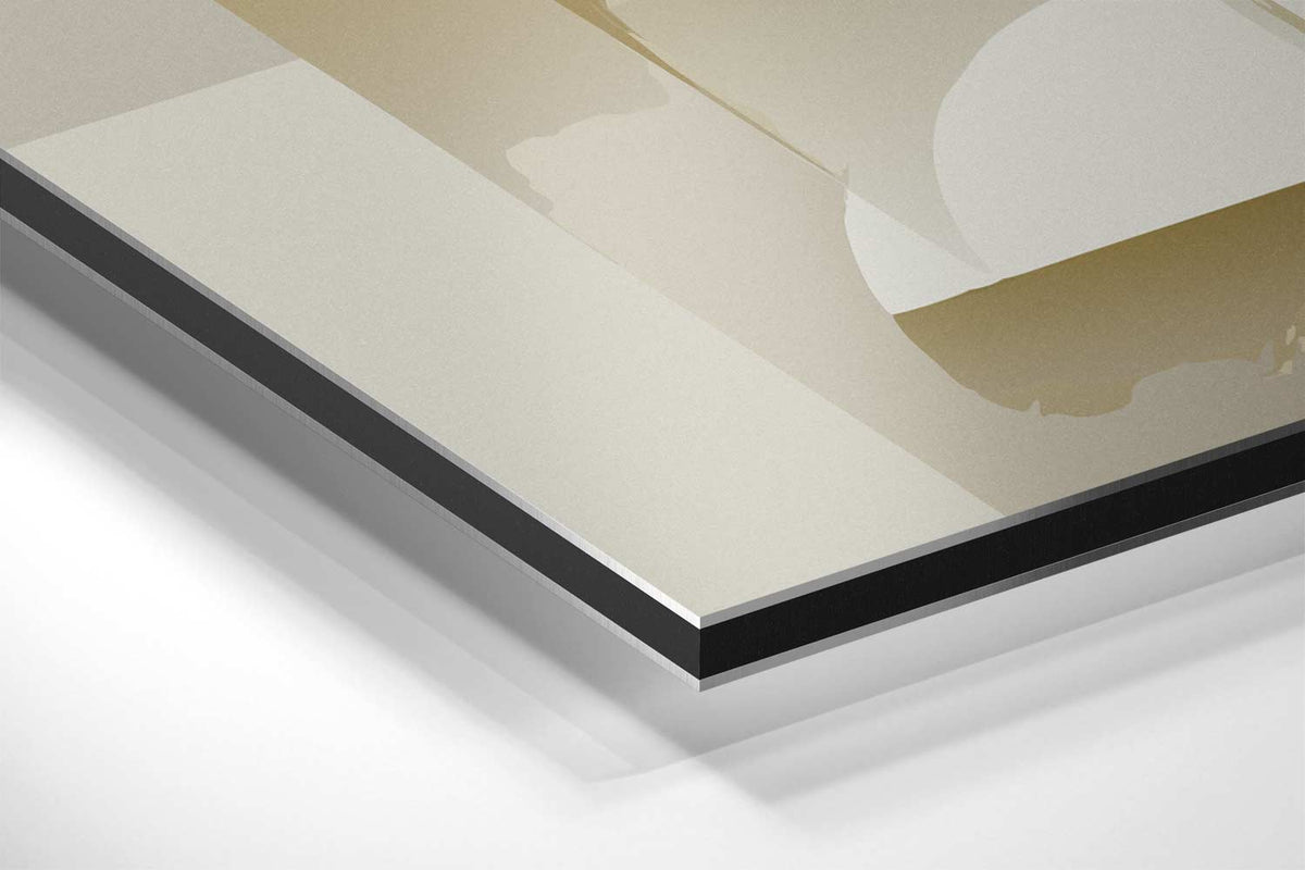 Abstracte Geometrische Compositie – canvas kunstwerk als wanddecoratie