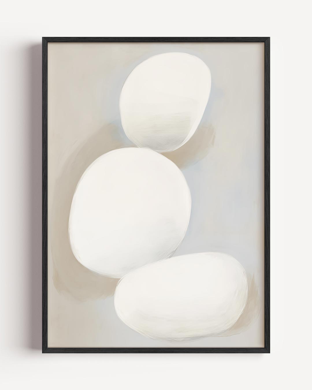 Stijlvolle Abstracte Stenen – abstracte portret poster als wanddecoratie