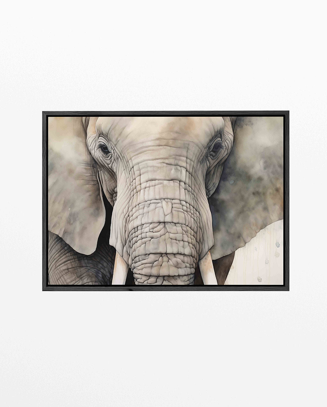 Olifant portret – liggend jungle kunstwerk