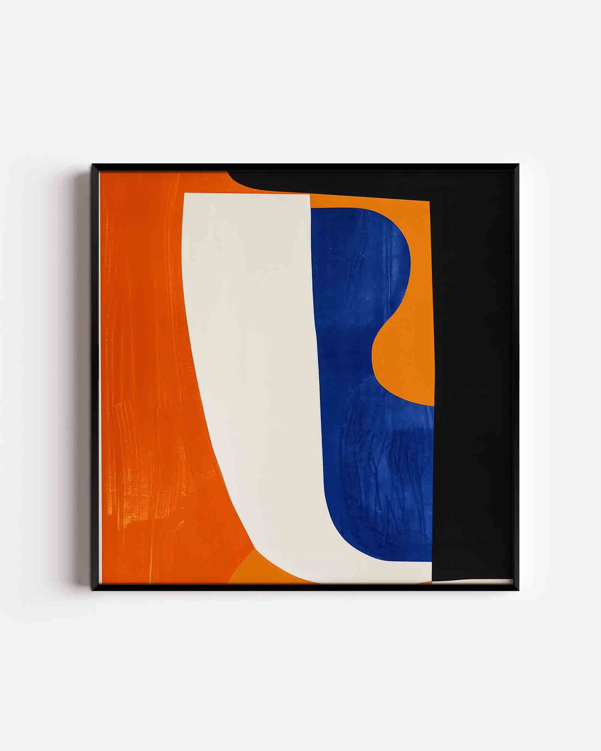 Abstracte vormen – design vierkante poster als wanddecoratie