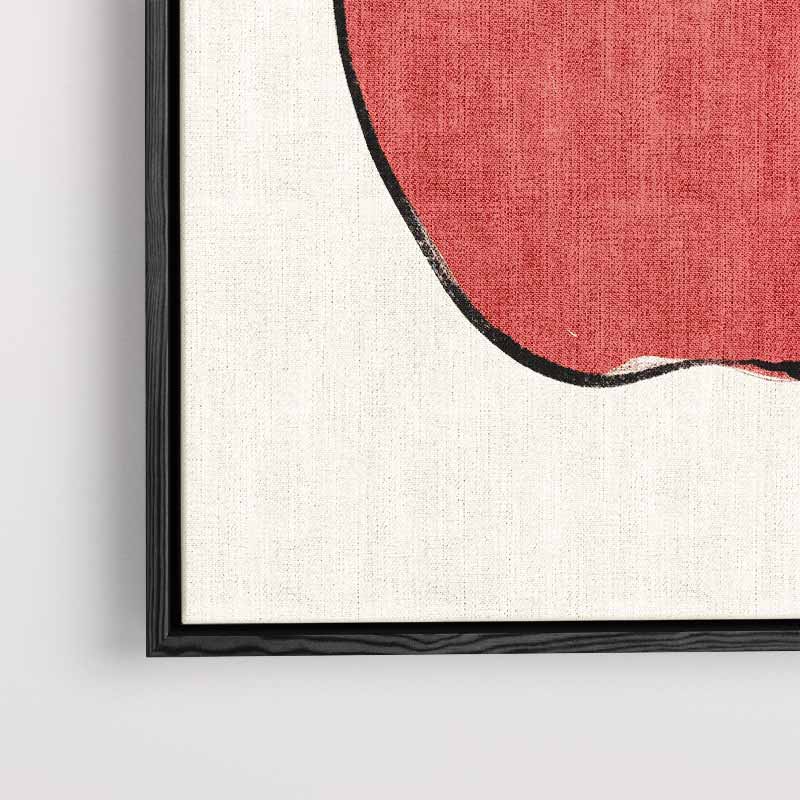 De Levende Appel – canvas wanddecoratie in portret formaat