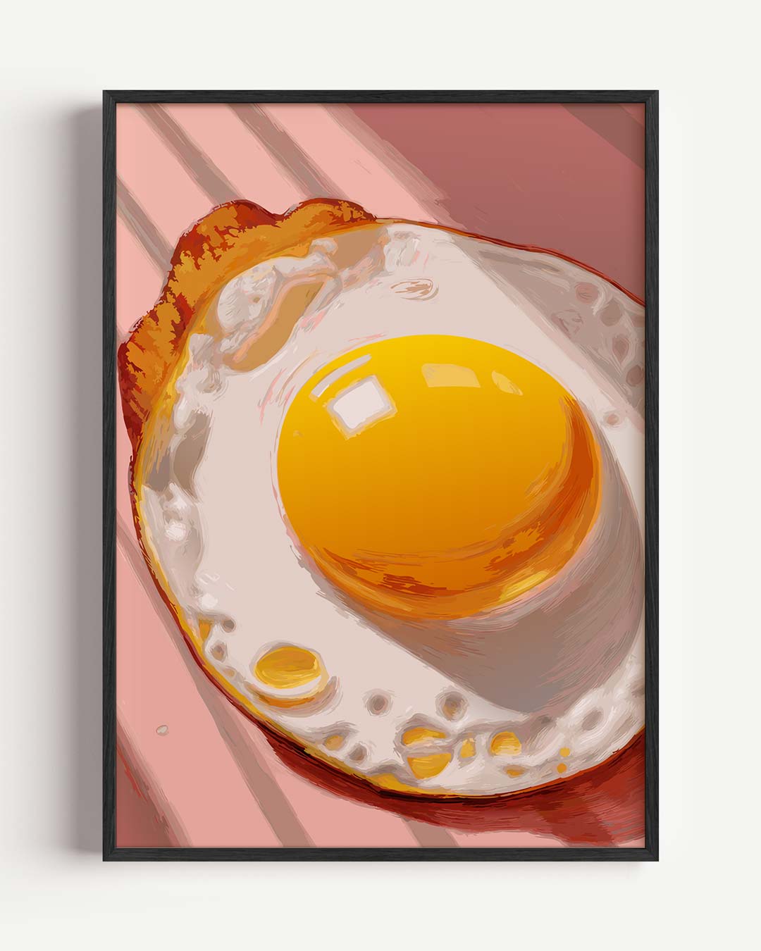 Sunny Breakfast Delight – zomer portret poster als wanddecoratie