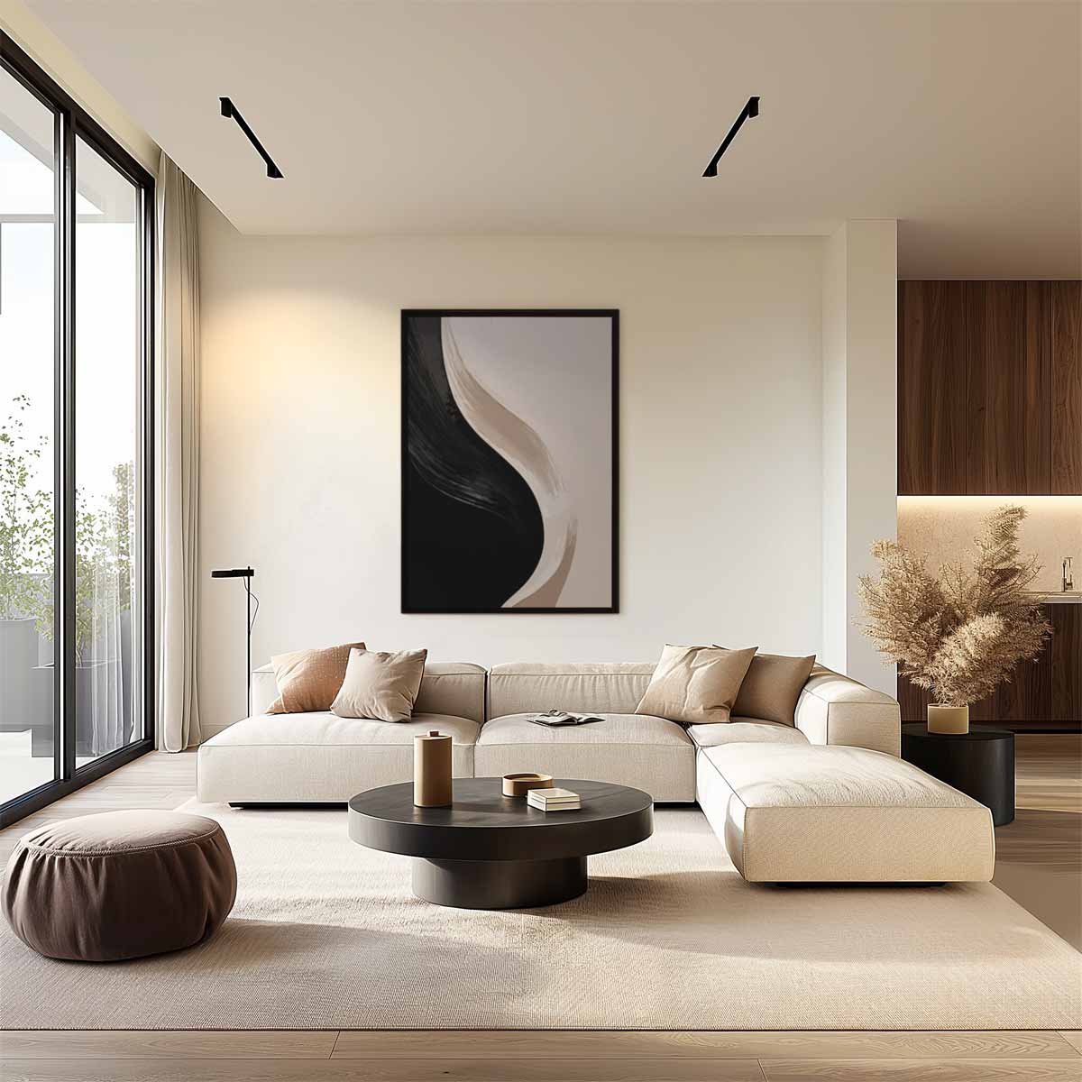 Mystieke Abstractie – plexiglas wanddecoratie in portret formaat