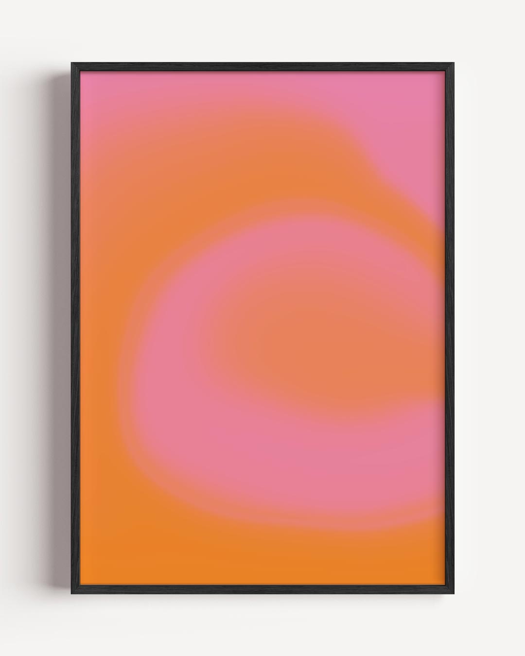 Vrolijke Kleurenexplosie – kleurrijke abstracte portret poster als wanddecoratie