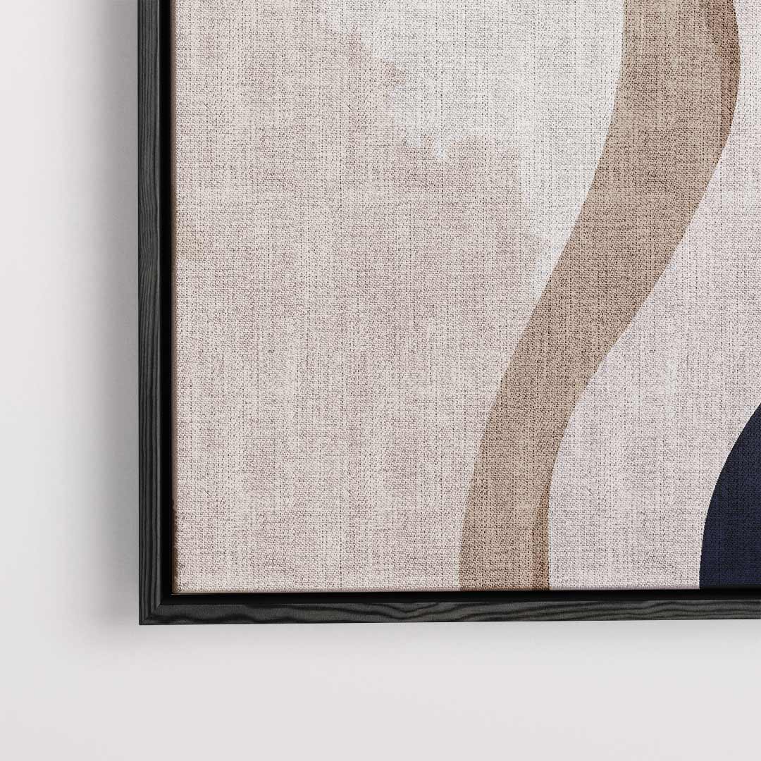 Golvende Abstractie – dibond kunstwerk als wanddecoratie