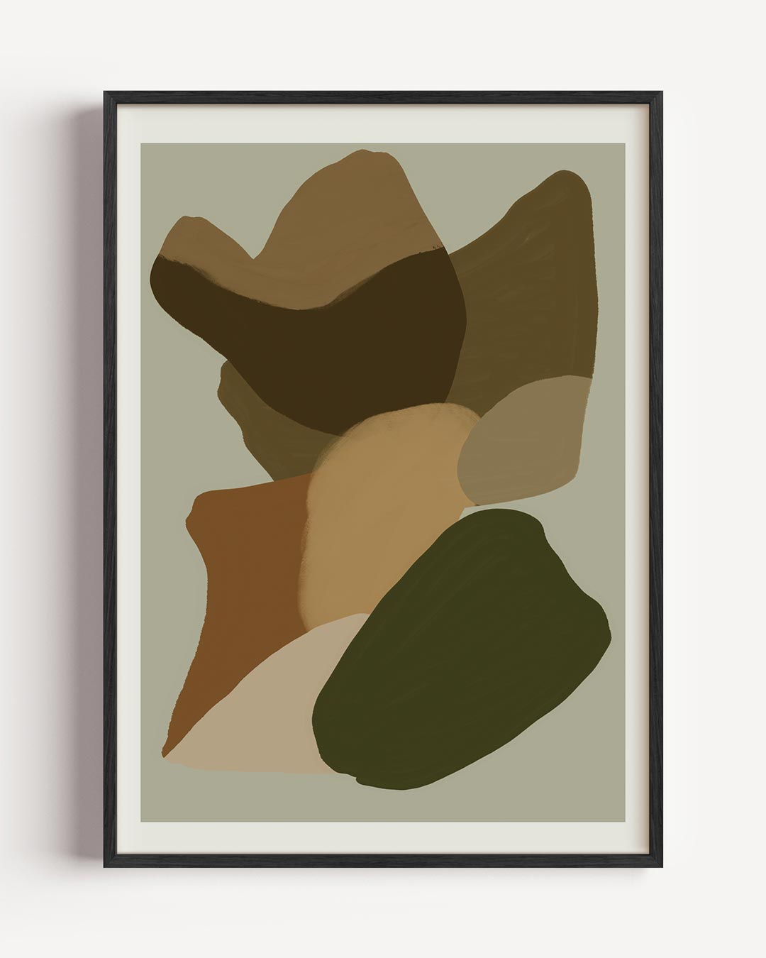 Natuurlijke Harmonie Abstracte – keuken portret poster als wanddecoratie