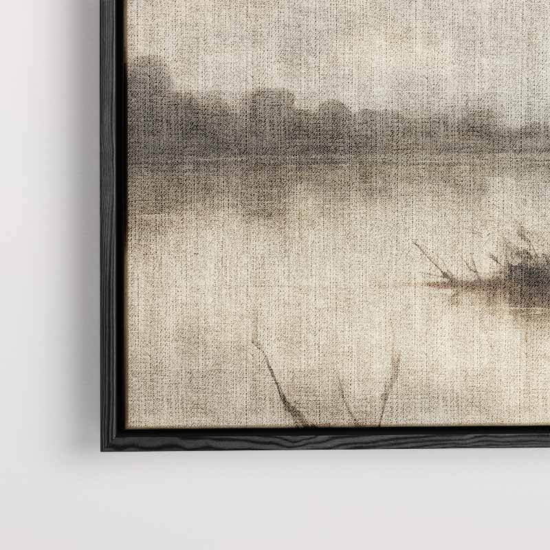 Rustieke Rivieroever – staand kunstwerk voor modern interieur