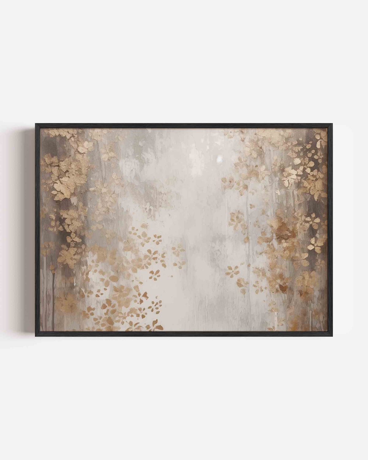 Bloemmotief – kleurrijke abstracte landscape poster als wanddecoratie