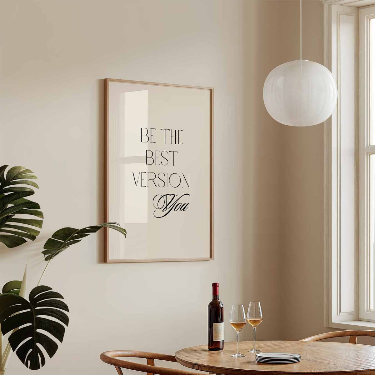 Inspirerende Motivatieposter – staande Popart wanddecoratie van WallArtistic