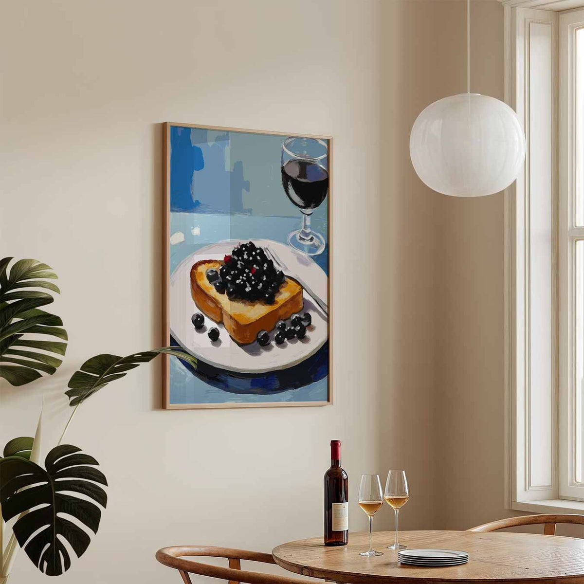Ontbijt Moment – keukenposter in staand formaat