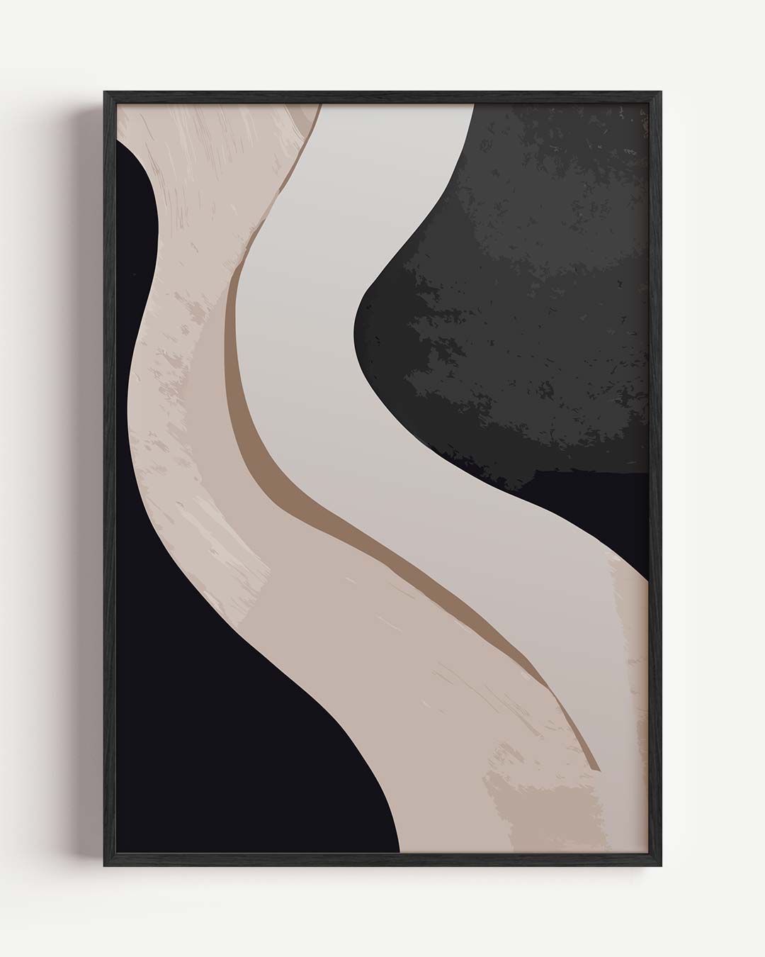 Organische Abstractie – kleurrijke abstracte portret poster als wanddecoratie