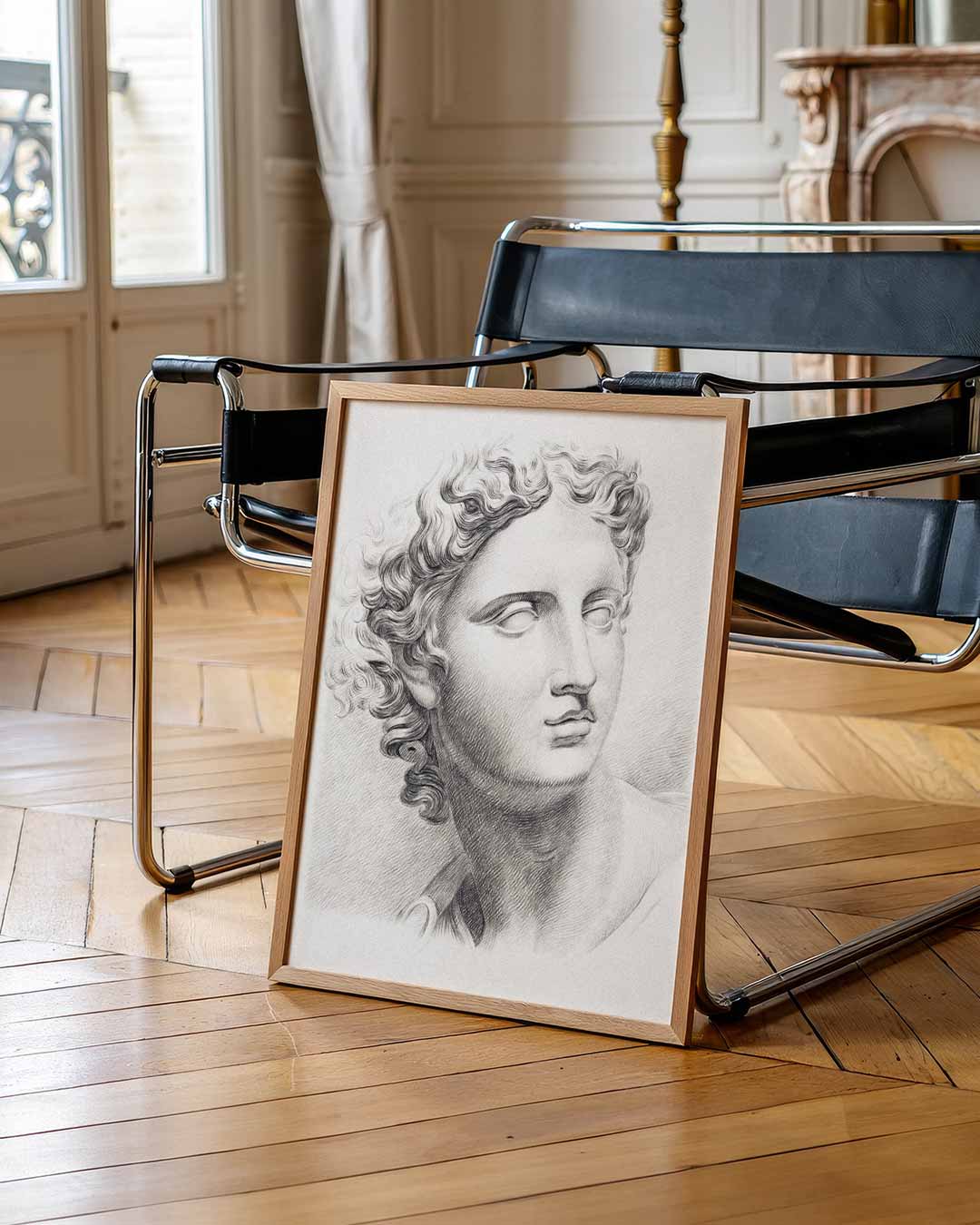 Klassieke Griekse Schoonheid – klassieke wandkunst als portret poster