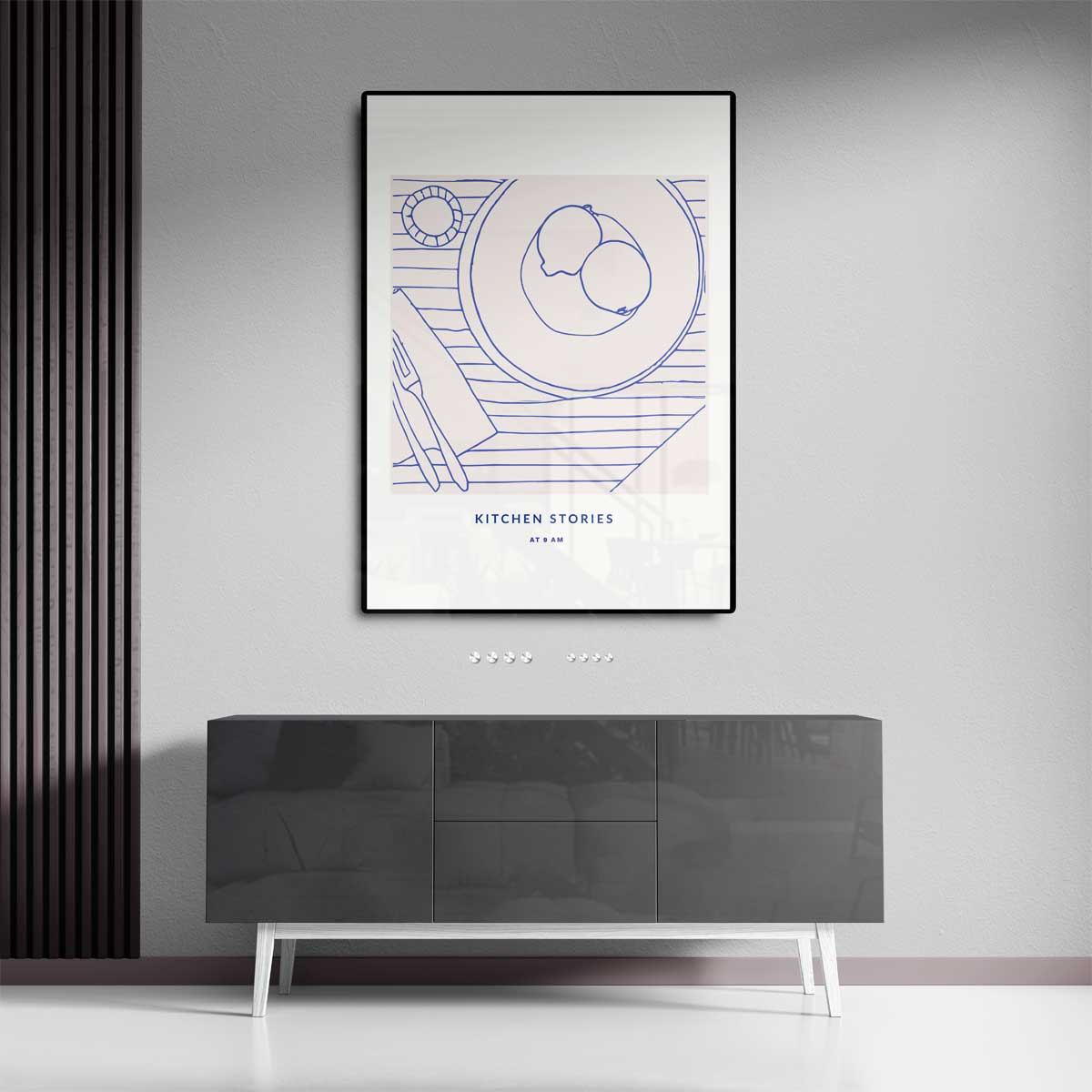 Ontbijtmoment – canvas kunstwerk als wanddecoratie
