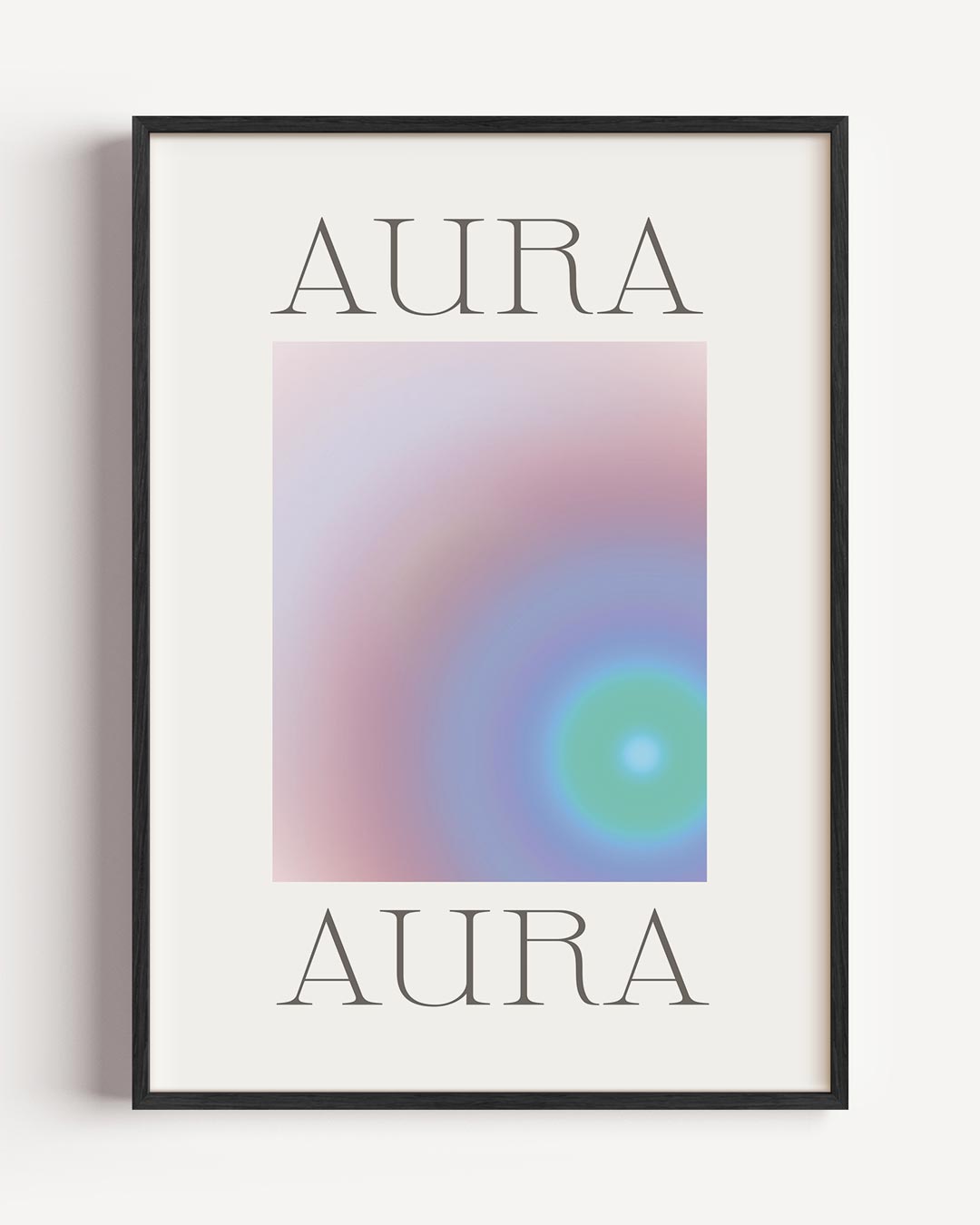 Aura Sfeerposter – mindfulness portret poster als wanddecoratie