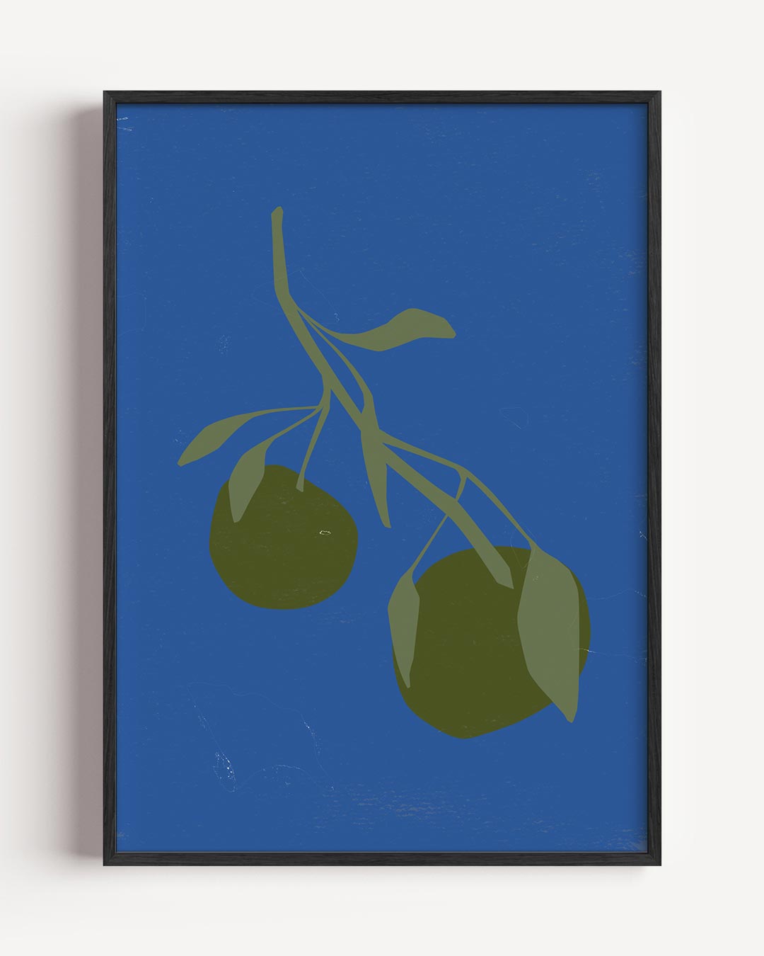 Citroen Kunst – bloemen portret poster als wanddecoratie