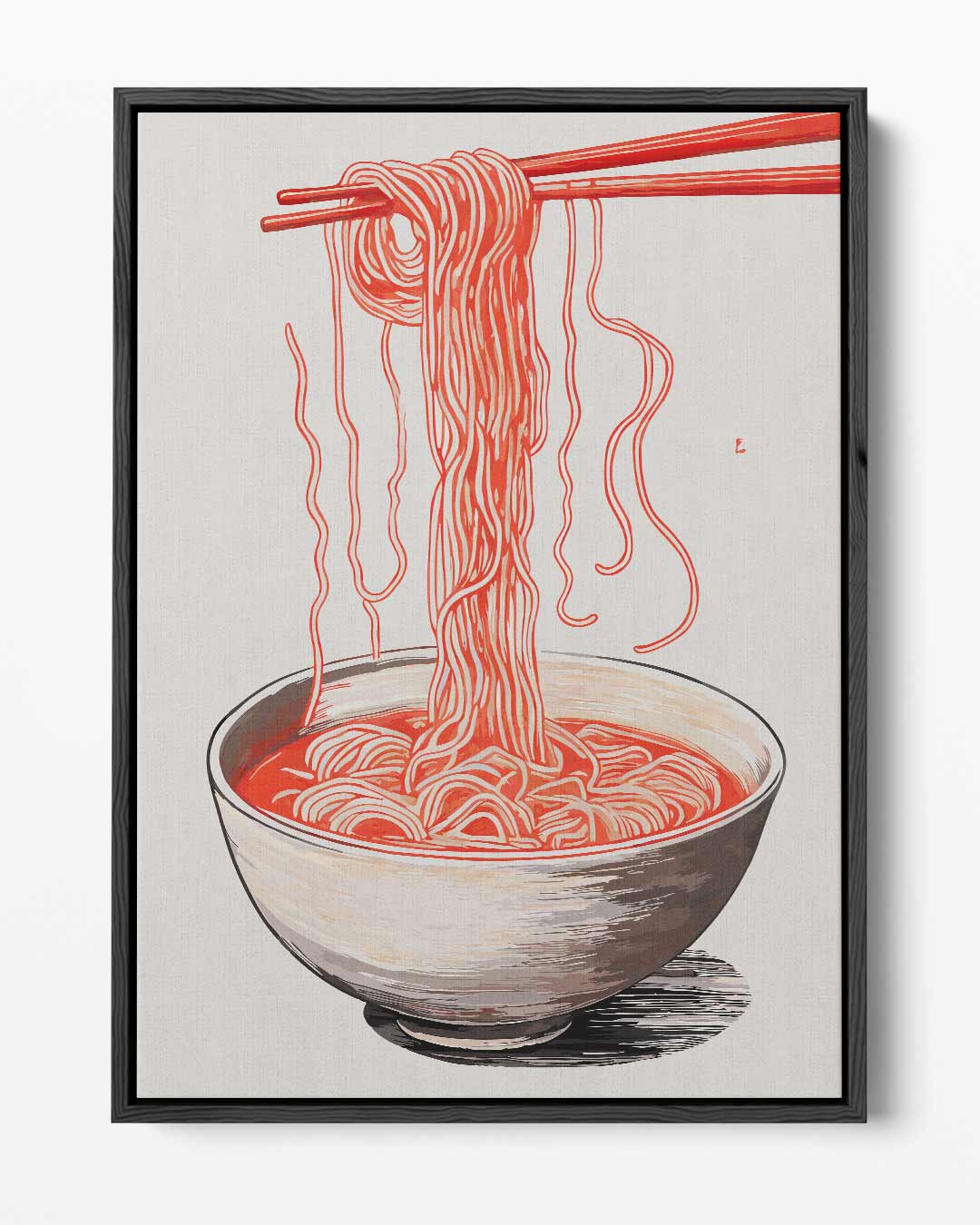 Ramen Illustratie – portret kunstwerk als wanddecoratie