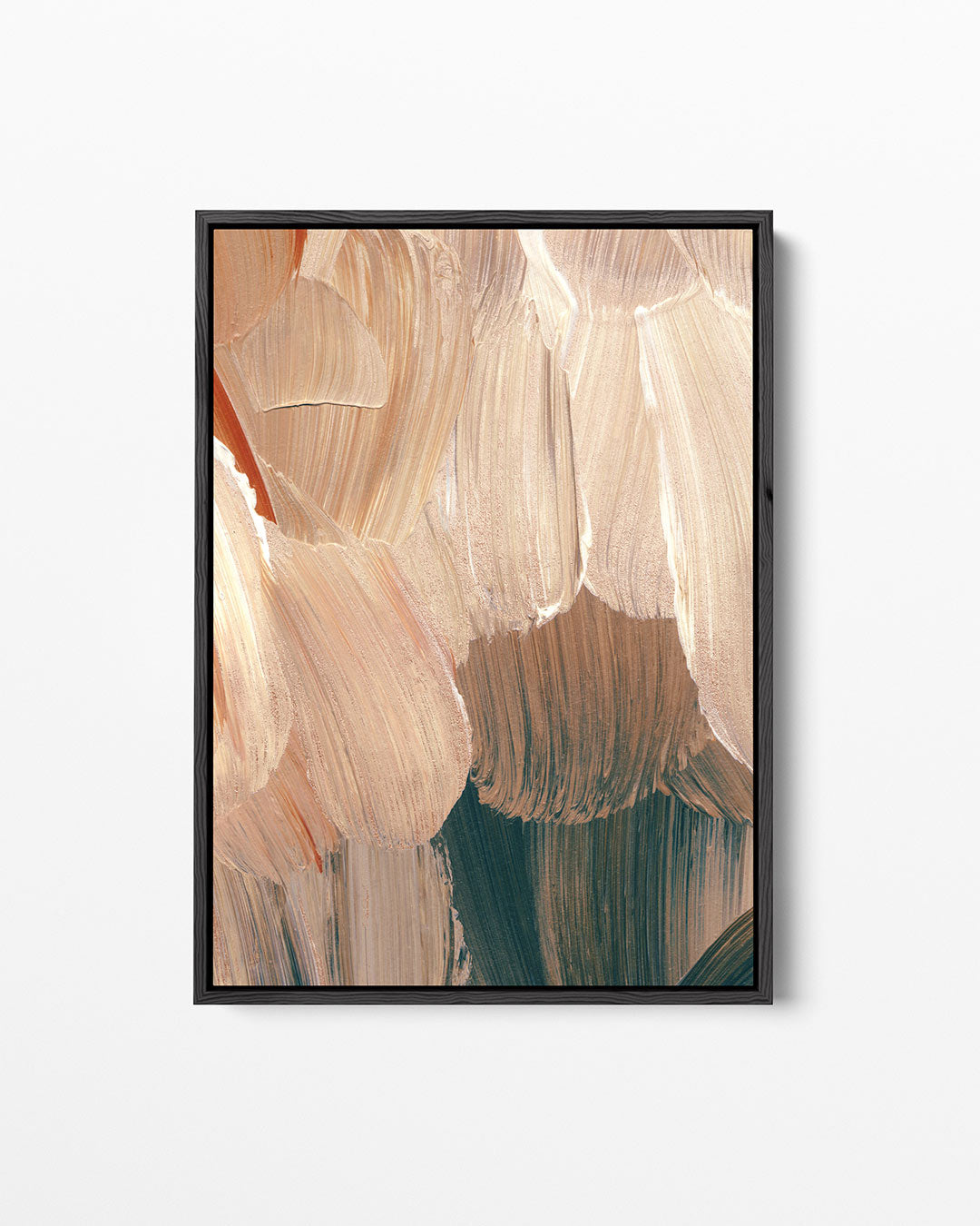 Penseelstreken – staand wanddecoratie kunstwerk