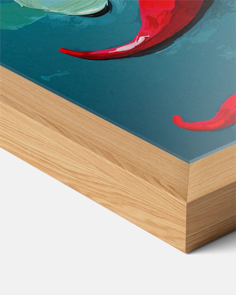 Spicy Pepper Art Print – keuken portret poster, afbeelding 7